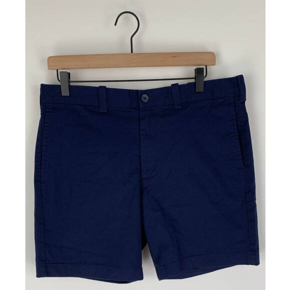 Banana Republic Mens 7" Flex Chino Short Navy Blue Size 33 New - Picture 4 of 10